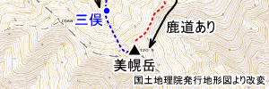 美幌岳地図2