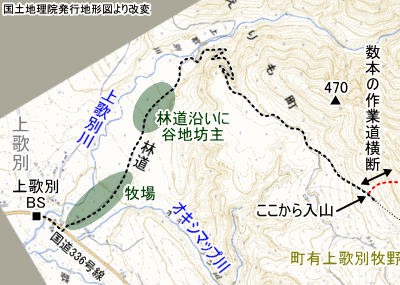 オキシマップ山の地図1
