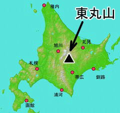 東丸山の位置の地図