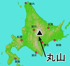 丸山の位置の地図