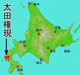 太田権現の位置の地図