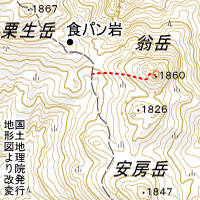 翁岳の地図