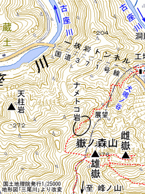 嶽の森の地図1